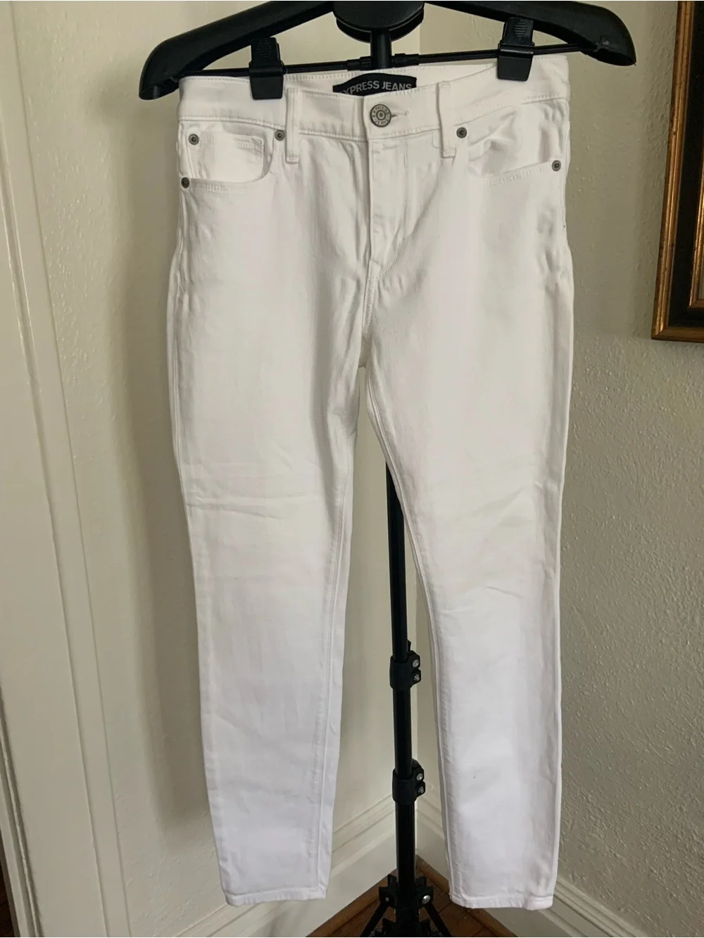 Express women White Leggings Skinny Jeans - Slim Fit